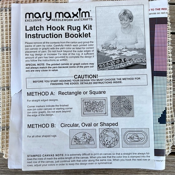 Y2K Mary Maxim Cats Silhouette Rug #2628 Latch Hook Kit 37.5”x26.5” INCOMPLETE - Picture 3 of 8